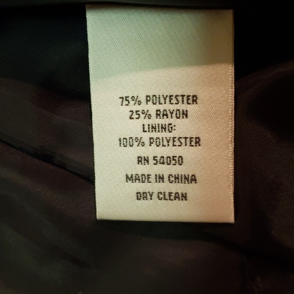 Jones New York navy blue pin-striped pant suit - Picture 4 of 8